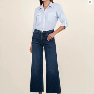 Women's Kut from the Kluth Meg Wide-Leg Blue Jeans
